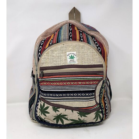 Other - Unique Design100% Himalaya Hemp Backpack multi Pockets (THC FREE) Handmade Nepal